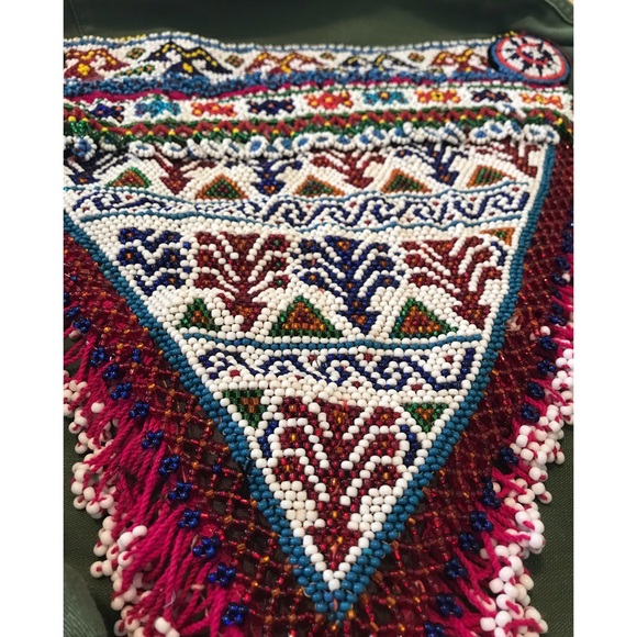 ❌SOLD❌Free People / Gypsy River Beaded Army Jacket - Picture 5 of 8